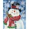 Diamond Dotz® Intermediate Joyful Jolly Snowman Diamond Painting Kit